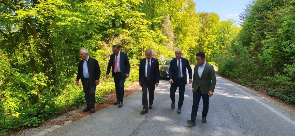 AK Parti heyeti KArdeşler K&ouml;y&uuml;'nde incelemede bulundu