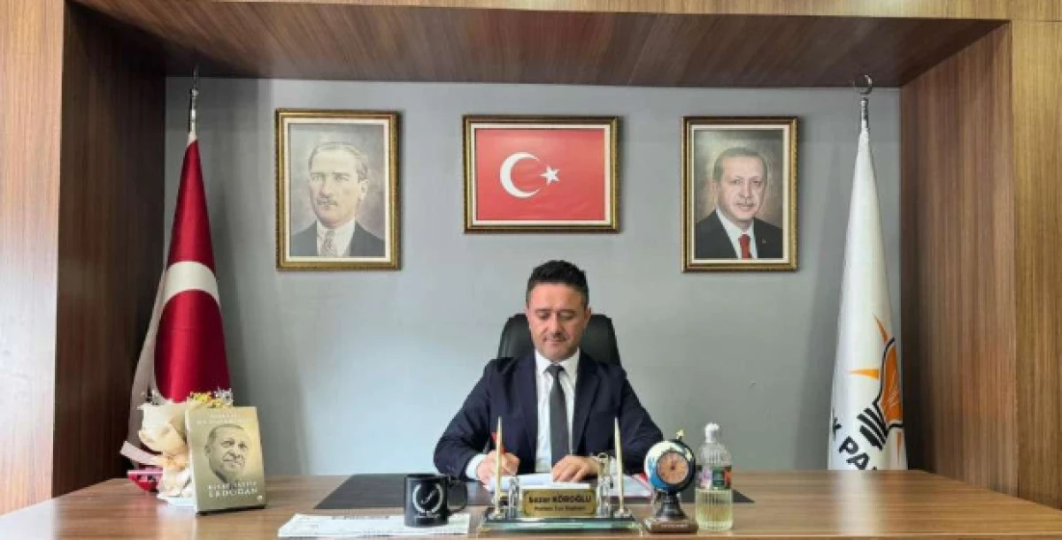 AK Parti Merkez İl&ccedil;e Başkanı Sezer K&ouml;roğlu'nun yeni yıl mesajı