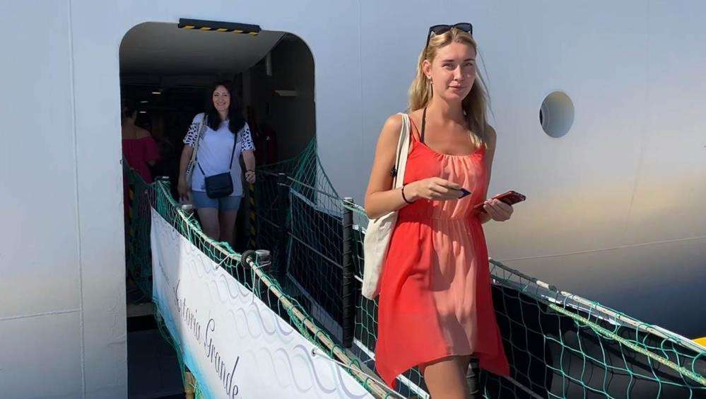  Amasra kuruvaziyer gemisi ağırladı