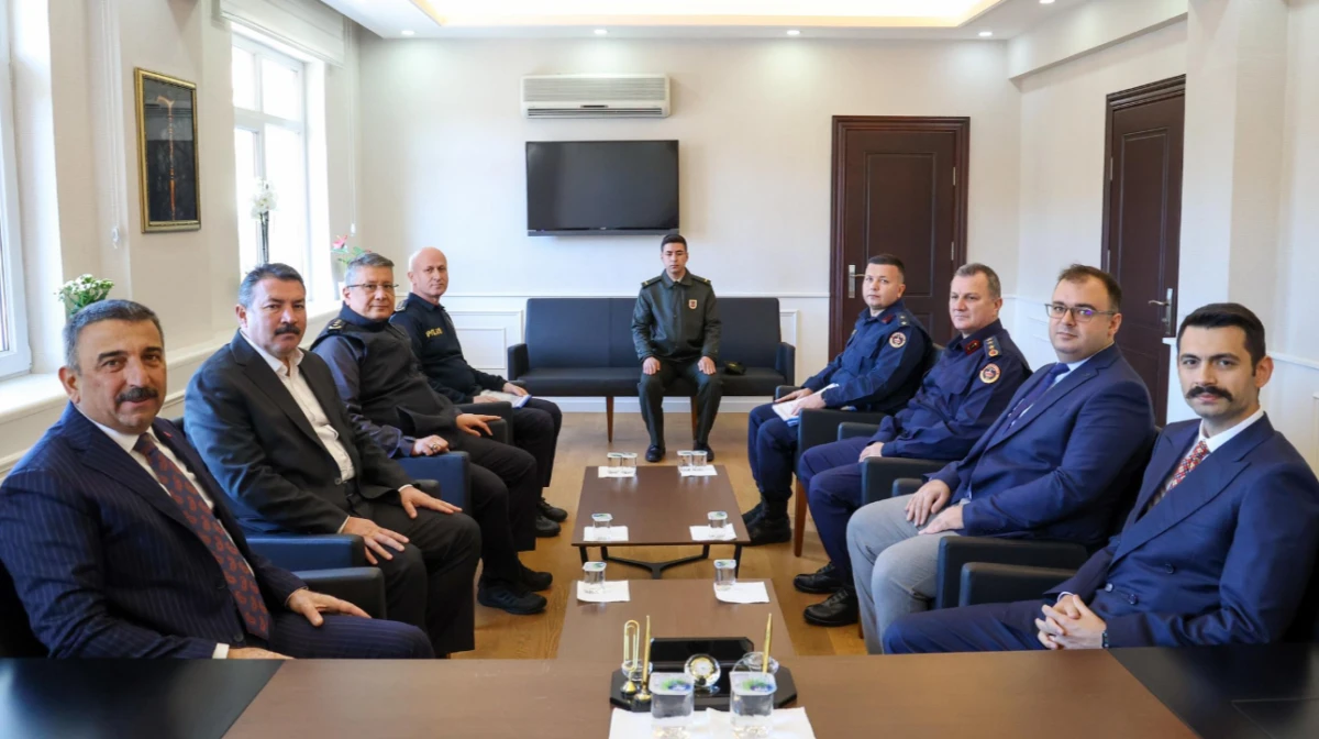 Asayiş toplantısı Devrek'te yapıldı