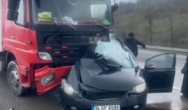 &Ccedil;aycuma'da feci kaza