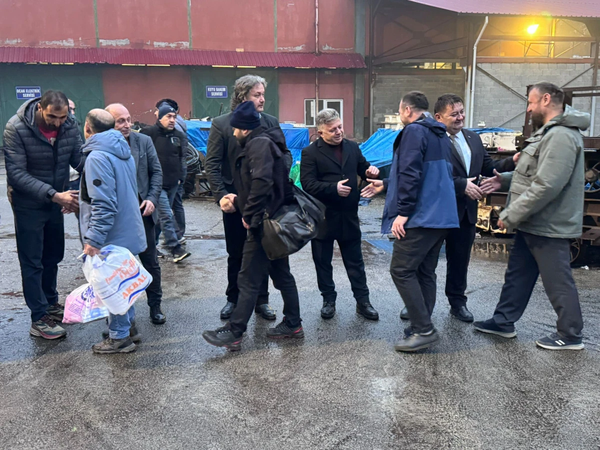 GMİS Y&Ouml;NETİMİ MADENCİYLE BAYRAMLAŞTI