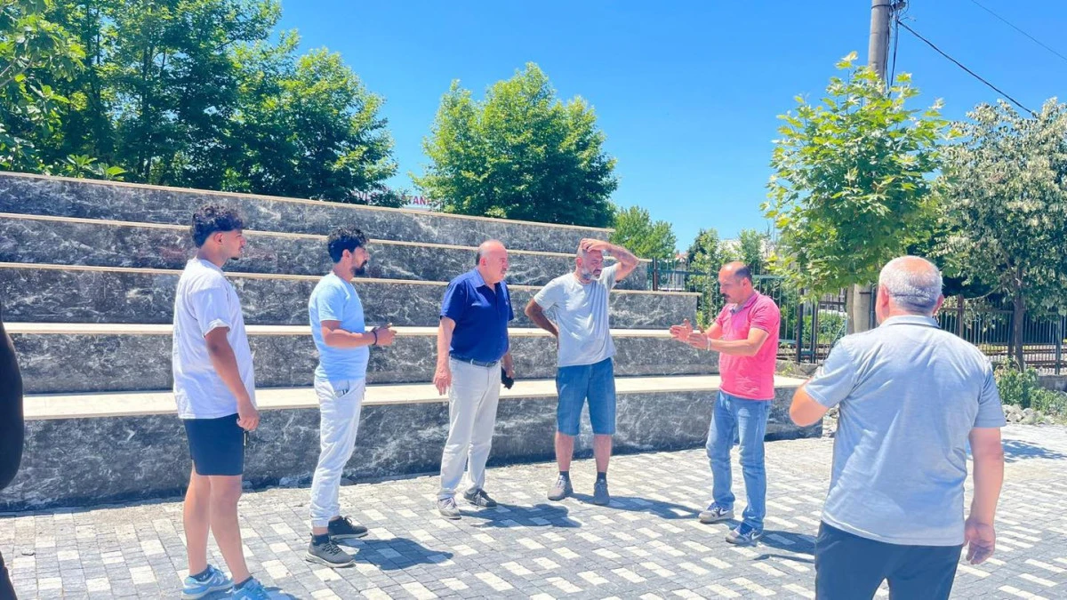 Gökçebey kent meydanı göz kamaştırıyor