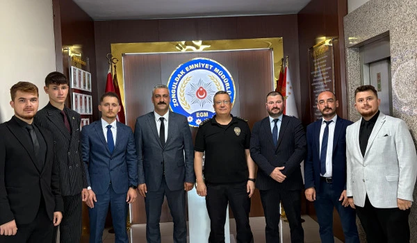 &Uuml;lk&uuml; Ocakları'ndan İl Emniyet M&uuml;d&uuml;r&uuml; Sinan Ergen'e Ziyaret