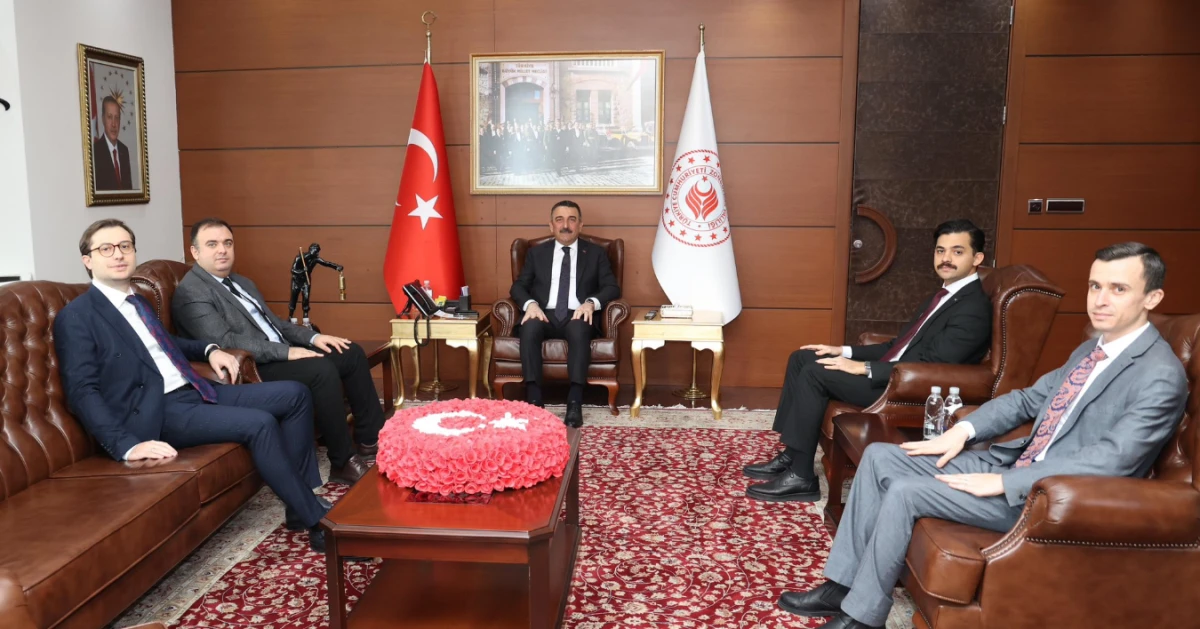 Vali Osman Hacıbektaşoğlu, savcıları ağırladı