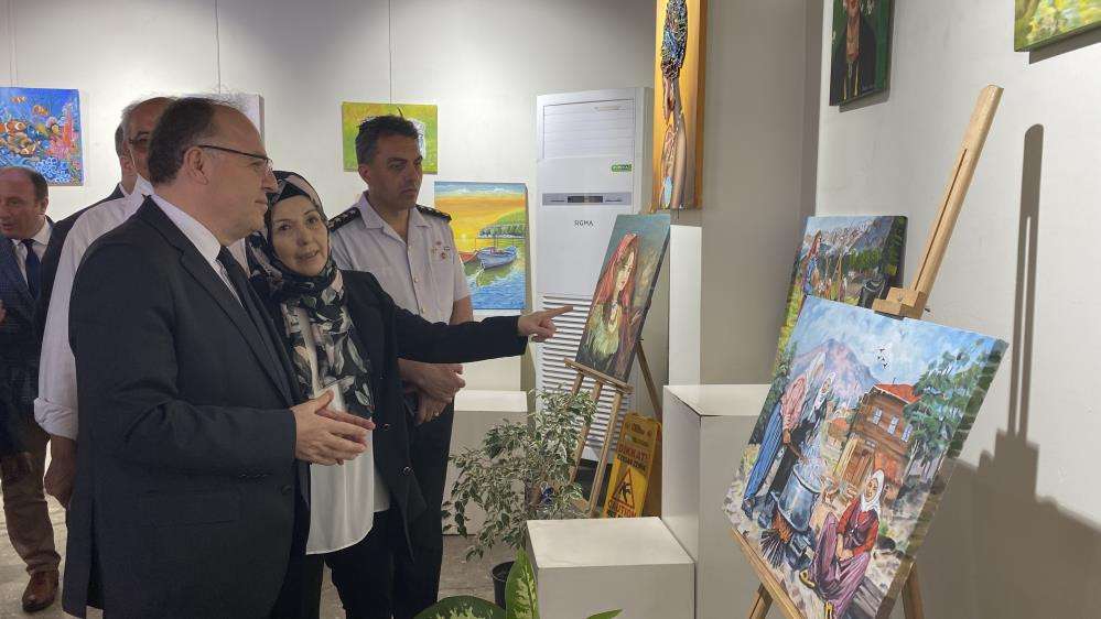  Yağlı boya sergisi beğeni topladı