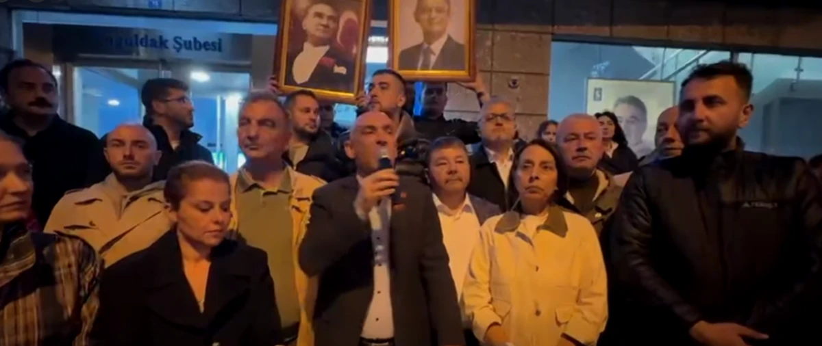 Zonguldak Belediye personelinden 'Hain Kemal' sloganları