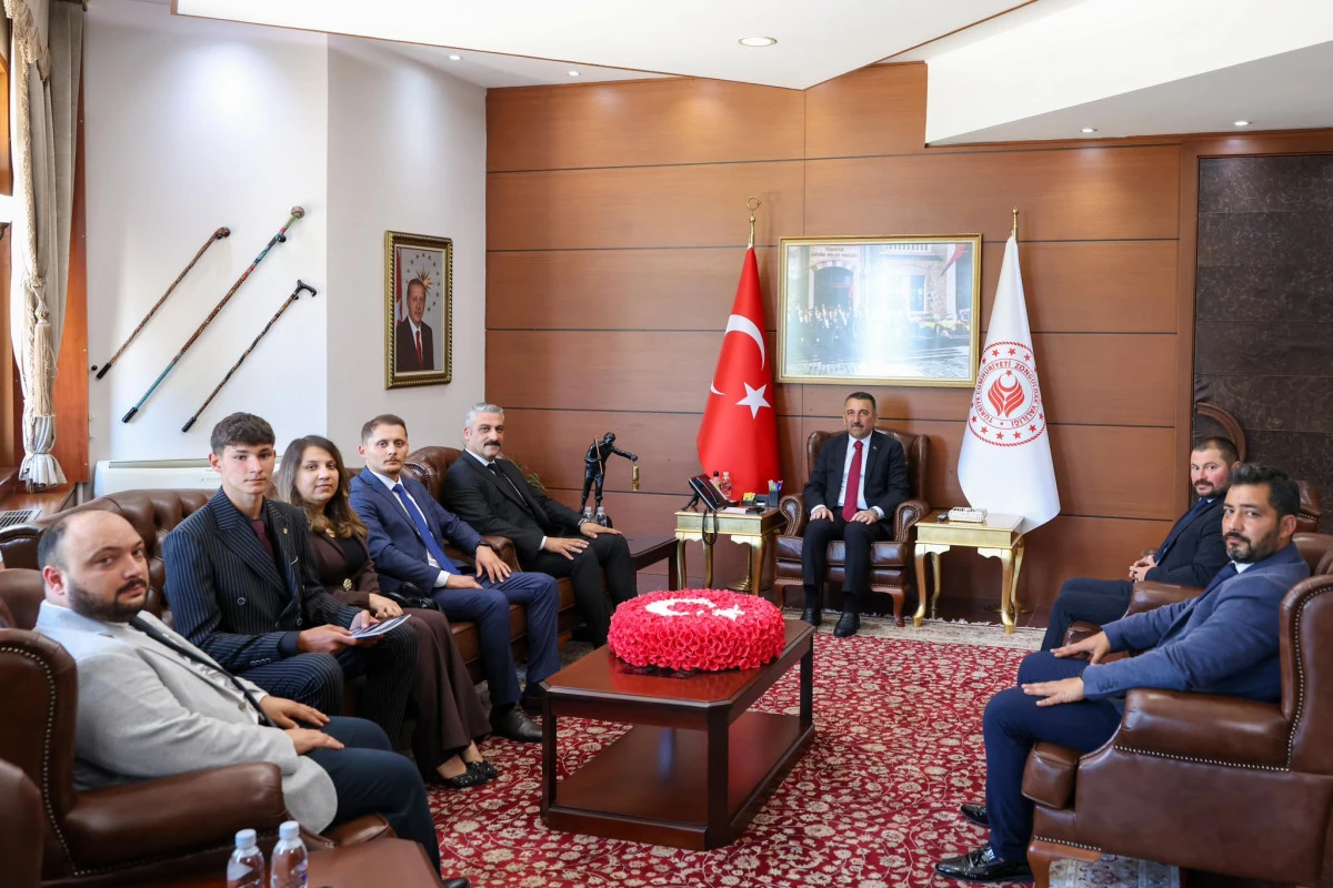 Zonguldak &Uuml;lk&uuml; Ocakları'ndan Vali Hacıbektaşoğlu'na ziyaret