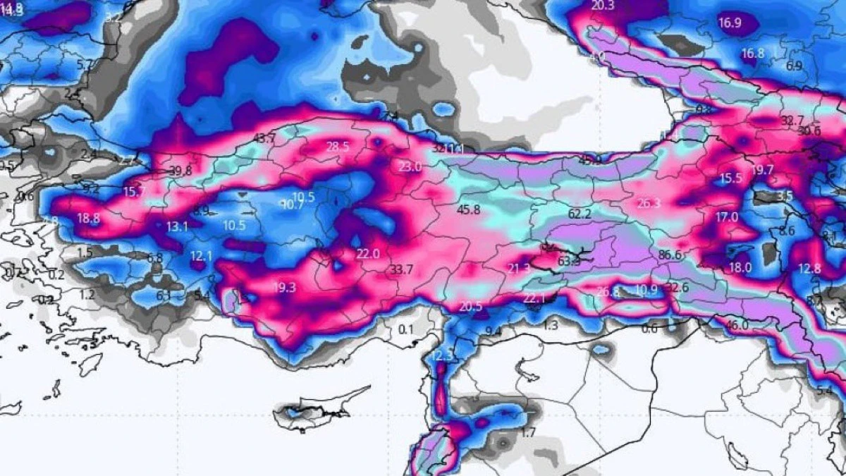 Zonguldak yılbaşına yoğun kar yağışı ile girecek